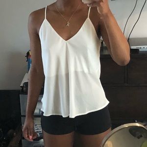Forever 21 White Silk Cami